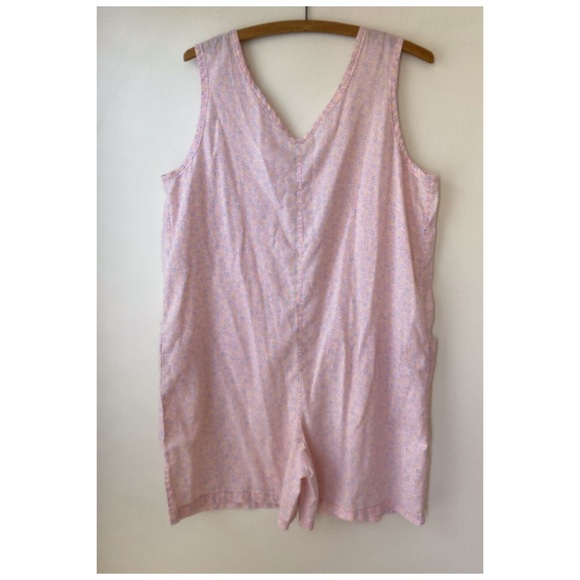 Vintage 40s/50s dainty daisy print chore romper. - Picture 4 of 4